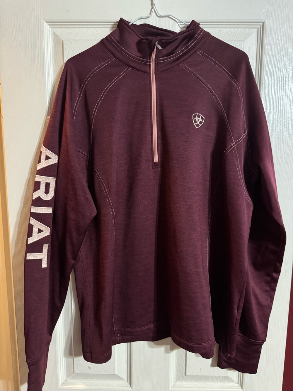 Ariat unisex Quarter-Zip Pullover Sweater